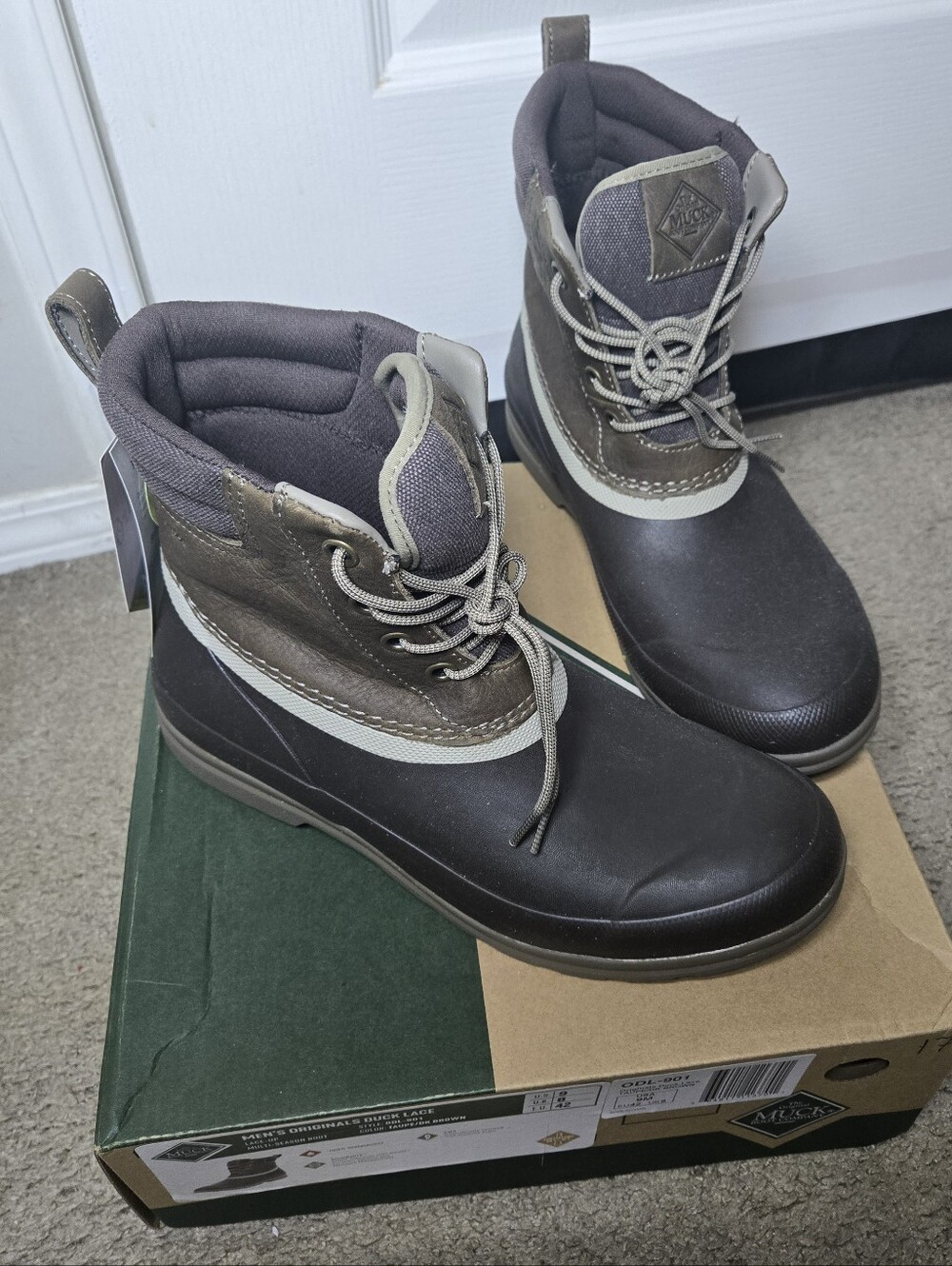 Men's Outdoor Lace-Up Boots - Brown/Gray